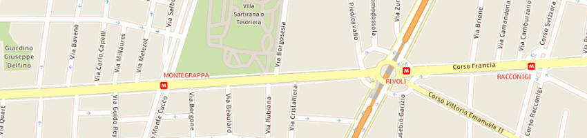 Mappa della impresa istituto piccole suore dei poveri a TORINO