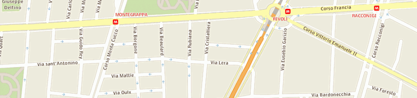 Mappa della impresa putto aldo snc a TORINO