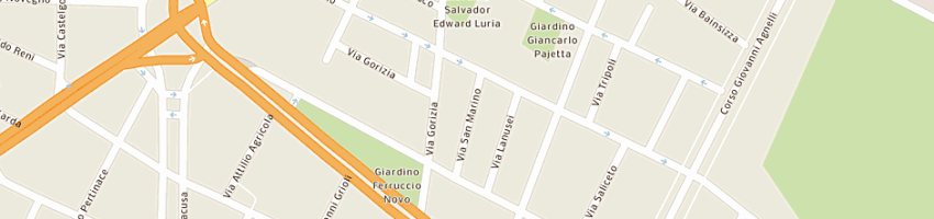 Mappa della impresa s im i servizi immobiliari integrati di bombona a TORINO