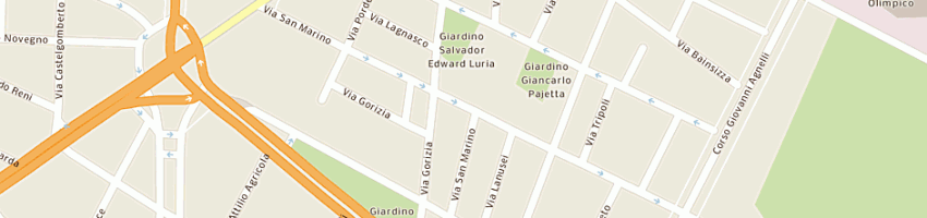 Mappa della impresa rosso giovanna a TORINO