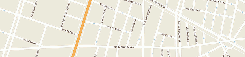 Mappa della impresa corin a TORINO