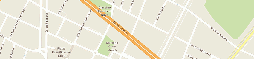 Mappa della impresa primi sogni snc a TORINO