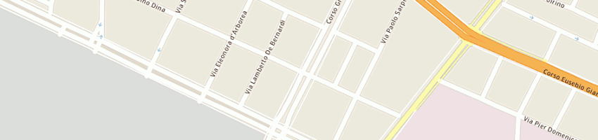 Mappa della impresa g - a di giurato adolfo a TORINO
