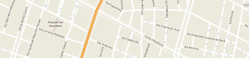 Mappa della impresa taba di dal cero paolo a TORINO