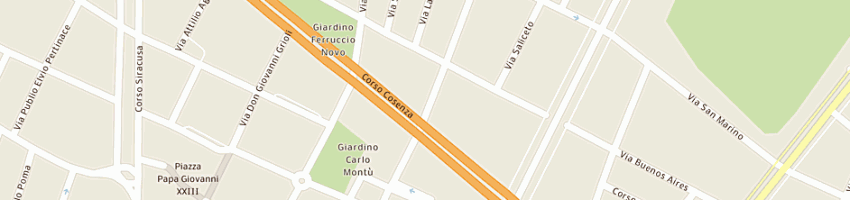 Mappa della impresa mannarino natalina a TORINO