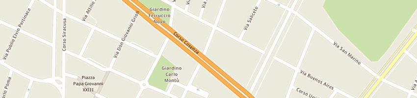 Mappa della impresa macri vittoria a TORINO