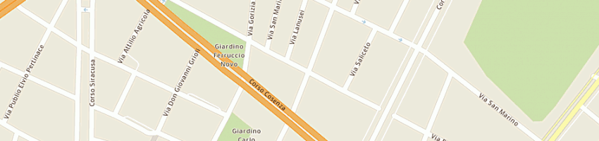 Mappa della impresa gonella mauro a TORINO