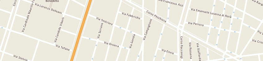 Mappa della impresa euromondo immobiliare di brizzi ros a TORINO