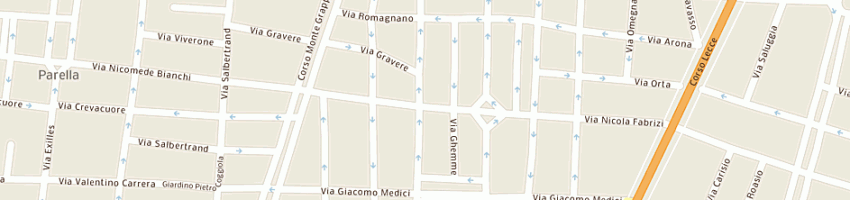 Mappa della impresa fashion a TORINO