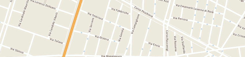 Mappa della impresa terzulli giuseppe a TORINO