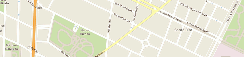 Mappa della impresa m m a srl a TORINO