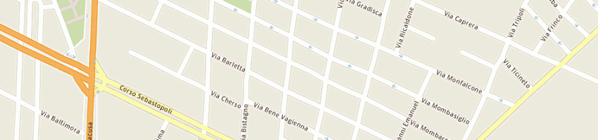Mappa della impresa barile giuseppe a TORINO