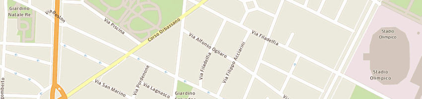Mappa della impresa g e m di giardinelli giovanni a TORINO