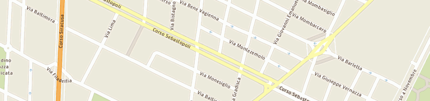 Mappa della impresa los corales snc di del vecchio elvira e pappalardo gaetano a TORINO