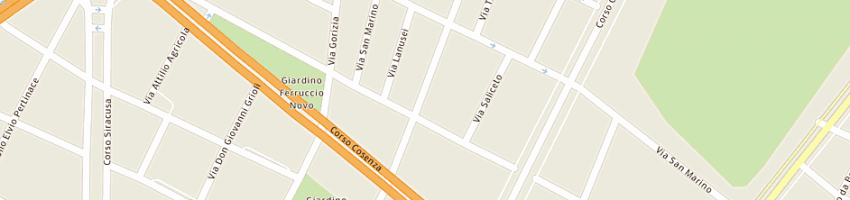 Mappa della impresa pasinato giovanni a TORINO