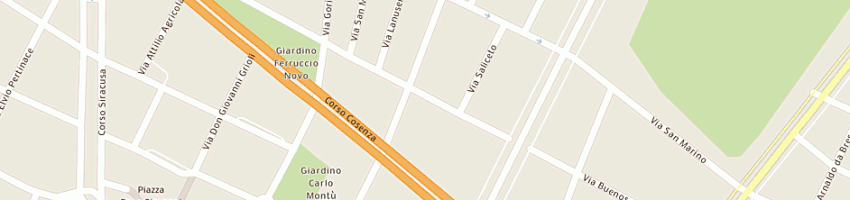 Mappa della impresa immobiliare mabo di malimpensa mario e c sas a TORINO