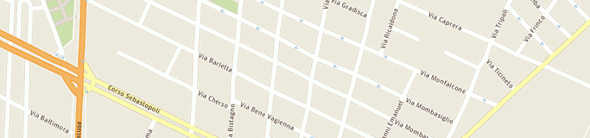 Mappa della impresa mst srl a TORINO