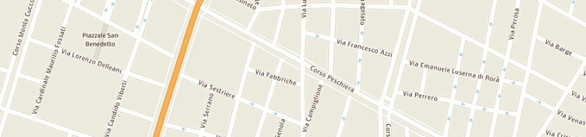 Mappa della impresa l'artistica srl a TORINO