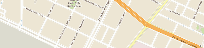 Mappa della impresa bda srl a TORINO