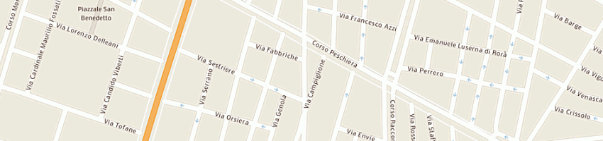 Mappa della impresa studio vega sas di provelli marcello e c a TORINO