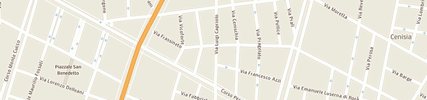 Mappa della impresa sara assicurazioni spa - agenzia capo a TORINO