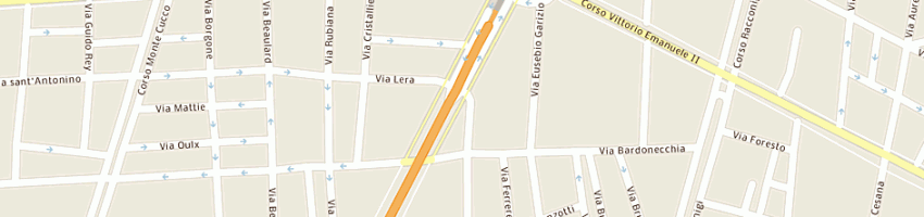 Mappa della impresa htg srl a TORINO