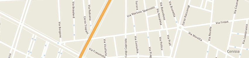 Mappa della impresa lr system studio a TORINO
