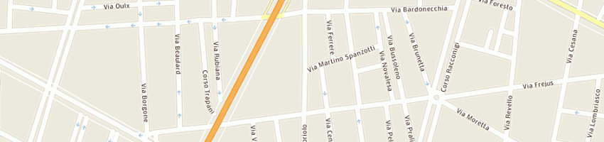 Mappa della impresa etam di turello maurizio a TORINO