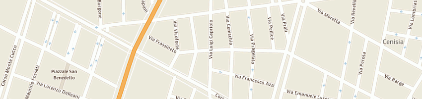 Mappa della impresa studio bollati sas di bollati alessandro e c a TORINO