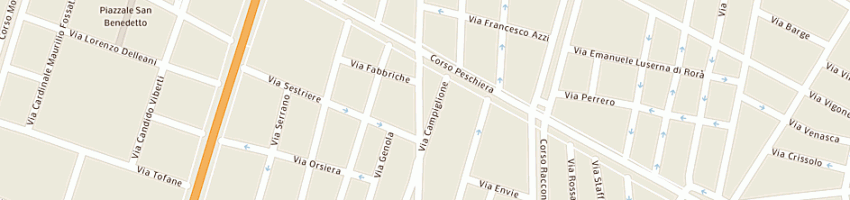 Mappa della impresa sear (spa) a TORINO