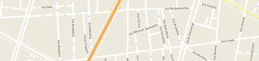 Mappa della impresa etabeta sas di massimo giugia e c a TORINO