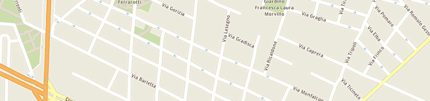 Mappa della impresa nicholas snc di caragliano jose' e c a TORINO