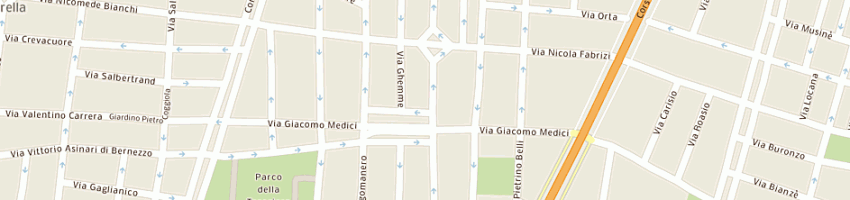 Mappa della impresa cavallo daniela a TORINO