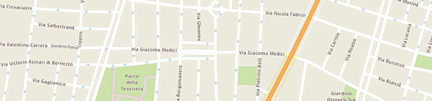 Mappa della impresa quadra com srl a TORINO