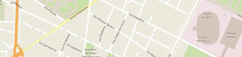 Mappa della impresa mossotto andrea e figli sas a TORINO