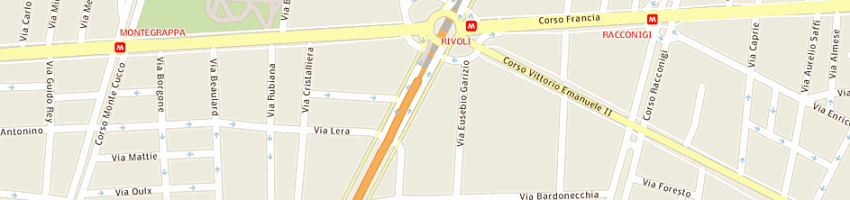 Mappa della impresa nld spare part di naldini monica a TORINO