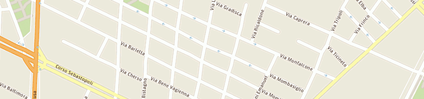 Mappa della impresa mdl (sas) a TORINO