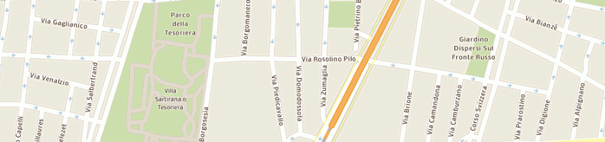 Mappa della impresa la tenda dos milagros di graziella melotti e lia benetton a TORINO