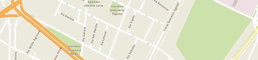 Mappa della impresa airco (snc) a TORINO
