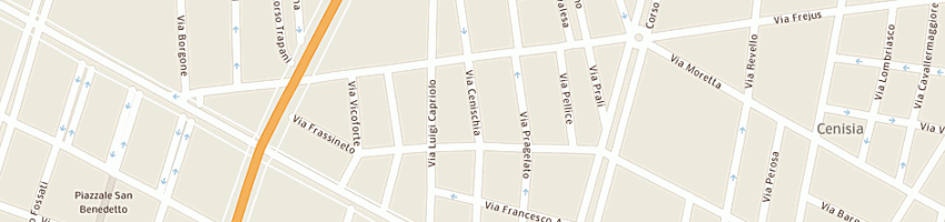 Mappa della impresa dimensione progetto a TORINO