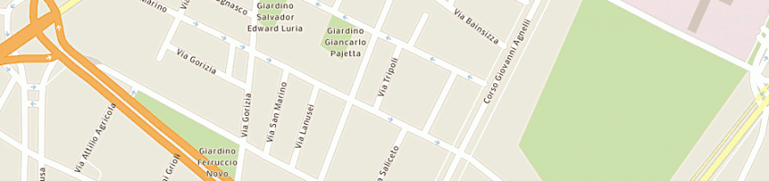 Mappa della impresa revisione ammortizzatori per auto di gribaudo paolo e c (snc) a TORINO