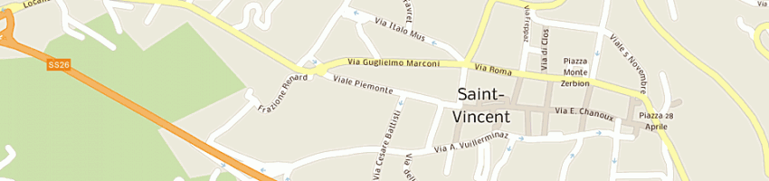 Mappa della impresa nicco gianluigi a SAINT VINCENT
