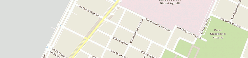 Mappa della impresa smm studio medico mirafiori srl a TORINO