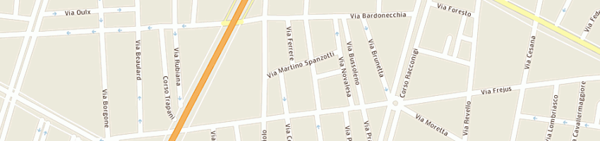 Mappa della impresa la frejus a TORINO