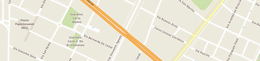 Mappa della impresa giancale davide a TORINO