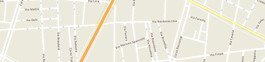 Mappa della impresa bellintani arturo a TORINO