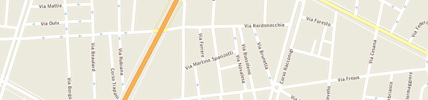 Mappa della impresa avico lorenzo a TORINO