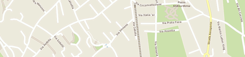 Mappa della impresa peta mario a CASELLE TORINESE