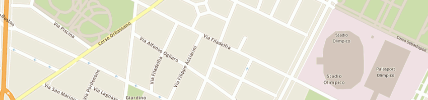 Mappa della impresa covezzi alberto a TORINO