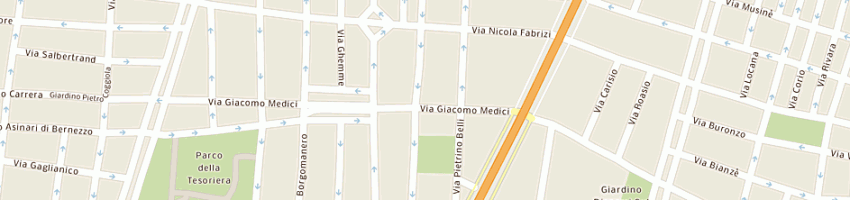 Mappa della impresa augusta intermediazioni sas a TORINO